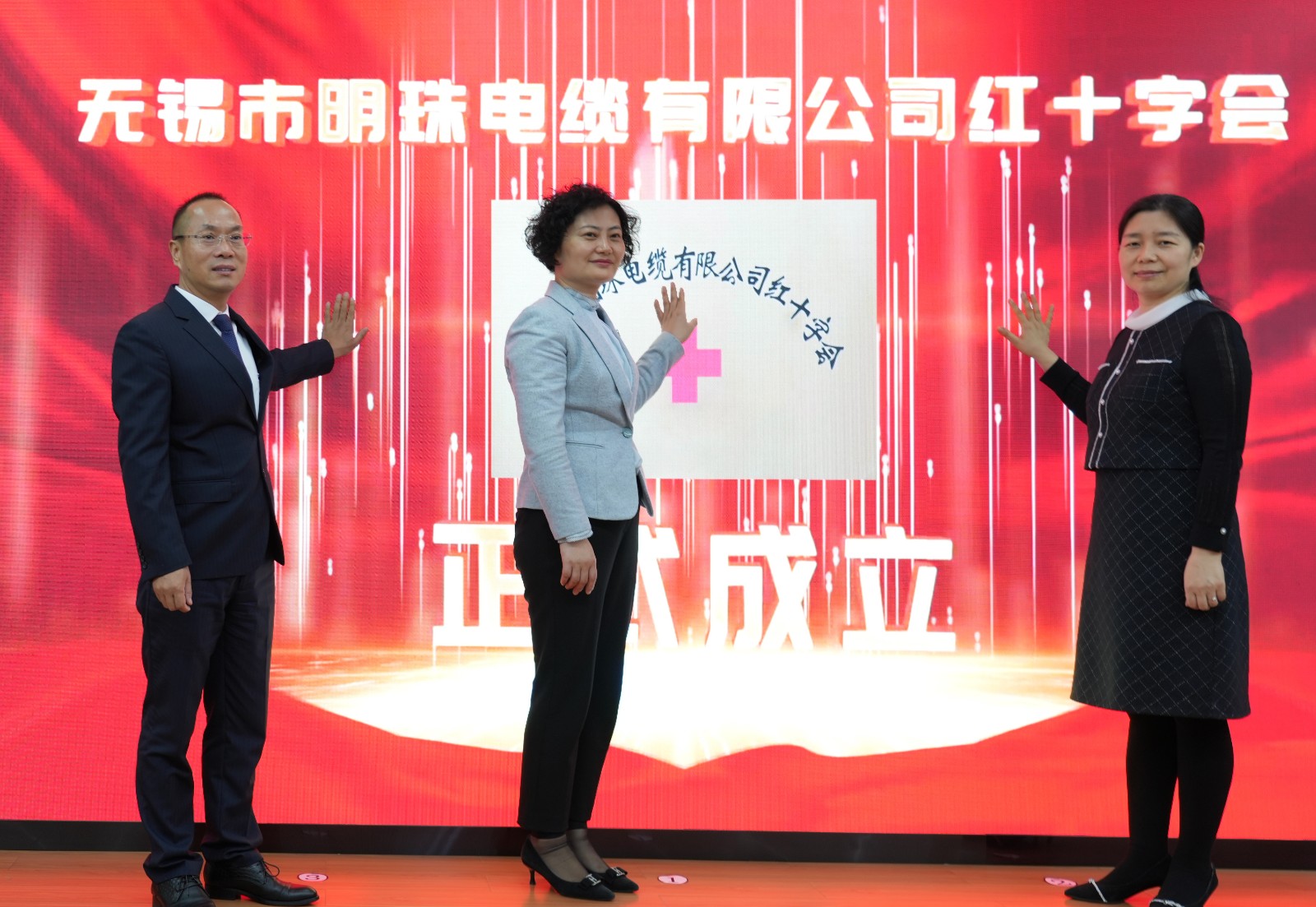 【图17】推动红十字基层组织向“两新”阶层延伸，联合市委统战部在明珠电缆有限公司发展成立市属第一家“两新”领域上市公司红十字会 (2).jpg